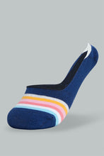 Load image into Gallery viewer, Redtag-Assorted-Stripe-Printed-Invisible-Socks-(5-Pack)-Invisible-Women&#39;s-
