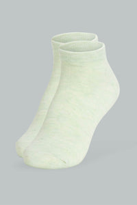 Redtag-Assorted-Melange-Plain-Ankle-Socks-(5-Pack)-Ankle-Length-Women's-