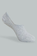 تنزيل الصورة على معرض الصور، Redtag-White/Black/Grey-Melange-Plain-Invisible-Socks-(3-Pack)-Invisible-Women&#39;s-
