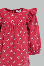 Load image into Gallery viewer, Redtag-Fuchsia-Printed-Dress-Colour:Fuchsia,-Filter:Infant-Girls-(3-to-24-Mths),-Infant-Girls-Dresses,-New-In,-New-In-ING,-Non-Sale,-Section:Kidswear,-W21B-Infant-Girls-3 to 24 Months
