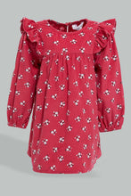 Load image into Gallery viewer, Redtag-Fuchsia-Printed-Dress-Colour:Fuchsia,-Filter:Infant-Girls-(3-to-24-Mths),-Infant-Girls-Dresses,-New-In,-New-In-ING,-Non-Sale,-Section:Kidswear,-W21B-Infant-Girls-3 to 24 Months
