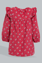 Load image into Gallery viewer, Redtag-Fuchsia-Printed-Dress-Colour:Fuchsia,-Filter:Infant-Girls-(3-to-24-Mths),-Infant-Girls-Dresses,-New-In,-New-In-ING,-Non-Sale,-Section:Kidswear,-W21B-Infant-Girls-3 to 24 Months
