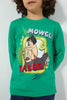 Redtag-Green-Jungle-Book-Long-Sleeve-T-Shirt-Boys-T-Shirts,-Character,-Colour:Green,-Filter:Boys-(2-to-8-Yrs),-New-In,-New-In-BOY,-Non-Sale,-Section:Kidswear,-TBL,-W21B-Boys-2 to 8 Years