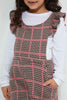Redtag-Assorted-T-Shirt-&-Dungaree-Set-Sets-Girls-2 to 8 Years