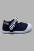 Redtag-Denim-Bow-Trim-Pump-Colour:Denim,-Filter:Girls-Footwear-(1-to-3-Yrs),-ING-Trainers,-New-In,-New-In-ING-FOO,-Non-Sale,-W21B-Infant-Girls-1 to 3 Years