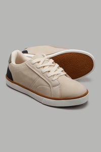 Redtag-Off-White-Colour-Block-Sneaker-BSR-Casual-Shoes,-Character,-Colour:Cream,-Filter:Boys-Footwear-(5-to-14-Yrs),-New-In,-New-In-BSR-FOO,-Non-Sale,-W21B-Senior-Boys-5 to 14 Years