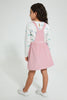 Redtag-Assorted-T-Shirt-And-Dress-Set-Sets-Girls-2 to 8 Years