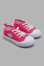 Load image into Gallery viewer, Redtag-Fuchsia-With-Heart-Trim-Pump-Pumps-Infant-Girls-1 to 3 Years
