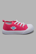 Load image into Gallery viewer, Redtag-Fuchsia-With-Heart-Trim-Pump-Pumps-Infant-Girls-1 to 3 Years
