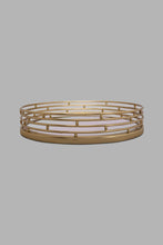 تنزيل الصورة على معرض الصور، Redtag-Gold-Oval-Decorative-Mirror-Tray-Trays-Home-Decor-
