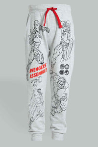 Redtag-Grey-Avengers-Jog-Pant-Boys-Joggers,-Character,-Colour:Grey,-Filter:Boys-(2-to-8-Yrs),-New-In,-New-In-BOY,-Non-Sale,-Section:Kidswear,-TBL,-W21B-Boys-2 to 8 Years