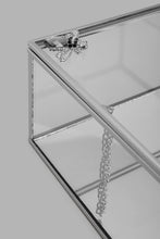 Load image into Gallery viewer, Redtag-Silver-Edge-Glass-Jewellery-Box-Jewellery-Box-Home-Decor-
