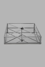 Load image into Gallery viewer, Redtag-Silver-Edge-Glass-Decorative-Organizer-Trays-Home-Decor-

