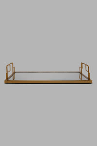 Redtag-Gold-Metal-Mirrored-Rectangular-Tray-Trays-Home-Decor-