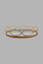 تنزيل الصورة على معرض الصور، Redtag-Gold-Metal-Mirrored-Round-Tray-Trays-Home-Decor-
