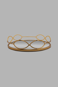 Redtag-Gold-Metal-Mirrored-Round-Tray-Trays-Home-Decor-