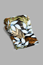 Load image into Gallery viewer, Redtag-Green-Leaf-Print-Ultra-Soft-Blanket-(Double-Size)-Blankets-Home-Bedroom-
