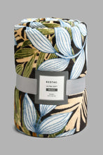 Load image into Gallery viewer, Redtag-Green-Leaf-Print-Ultra-Soft-Blanket-(Double-Size)-Blankets-Home-Bedroom-
