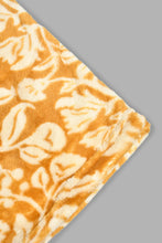 Load image into Gallery viewer, Redtag-Mustard-Floral-Print-Ultra-Soft-Blanket-(Double-Size)-Blankets-Home-Bedroom-
