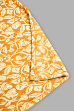 Load image into Gallery viewer, Redtag-Mustard-Floral-Print-Ultra-Soft-Blanket-(Double-Size)-Blankets-Home-Bedroom-
