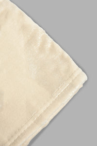 Redtag-Beige-Geometric-Print-With-Glitter-Ultra-Soft-Blanket-(Double-Size)-Blankets-Home-Bedroom-