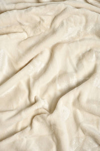 Redtag-Beige-Geometric-Print-With-Glitter-Ultra-Soft-Blanket-(Double-Size)-Blankets-Home-Bedroom-