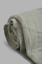 Load image into Gallery viewer, Redtag-Grey-Knit/Sherpa-Reversible-Throw-BED-PHANTASMAGORIA-3,-Colour:Grey,-Filter:Home-Bedroom,-HMW-BED-Throws,-New-In,-New-In-HMW-BED,-Non-Sale,-Section:Homewares,-W21B-Home-Bedroom-
