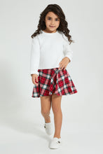 تنزيل الصورة على معرض الصور، Redtag-Assorted-Checkered-Jaquard-Dress-Dresses-Girls-2 to 8 Years
