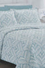 Redtag-Teal-Leaf-3-Piece-Bedspread-Set-
(Double-Size)-BED-PHANTASMAGORIA-2,-Colour:Teal,-Filter:Home-Bedroom,-HMW-BED-Bedspreads,-New-In,-New-In-HMW-BED,-Non-Sale,-Section:Homewares,-W21B-Home-Bedroom-