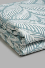 Load image into Gallery viewer, Redtag-Teal-Leaf-3-Piece-Bedspread-Set-
(Double-Size)-BED-PHANTASMAGORIA-2,-Colour:Teal,-Filter:Home-Bedroom,-HMW-BED-Bedspreads,-New-In,-New-In-HMW-BED,-Non-Sale,-Section:Homewares,-W21B-Home-Bedroom-
