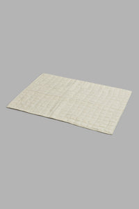 Redtag-Cream-Square-2-Piece-Bedspread-Set-
(Single-Size)-BED-PHANTASMAGORIA-3,-Colour:Cream,-Filter:Home-Bedroom,-HMW-BED-Bedspreads,-New-In,-New-In-HMW-BED,-Non-Sale,-Section:Homewares,-W21B-Home-Bedroom-