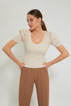 Load image into Gallery viewer, Redtag-Assorted-Short-Sleeve-Knitted-Top-Tops-Women&#39;s-
