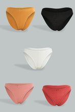 تنزيل الصورة على معرض الصور، Redtag-Assorted-Print-/-Plain-Bikin-Briefs-(5-Pack)-Briefs-Bikini-Women&#39;s-
