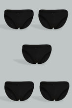 تنزيل الصورة على معرض الصور، Redtag-Assorted-Print-/-Plain-Bikin-Briefs-(5-Pack)-Briefs-Bikini-Women&#39;s-
