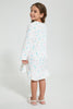 Redtag-White-Flannel-Fleece-Printed-Nightshirt-Nightshirts-Girls-2 to 8 Years