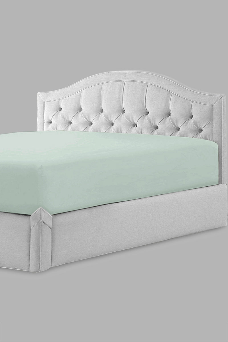 Redtag-Teal-Cotton-Fitted-Sheet-
(King-Size)-Fitted-Sheets-Home-Bedroom-