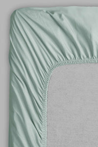 Redtag-Teal-Cotton-Fitted-Sheet-
(King-Size)-Fitted-Sheets-Home-Bedroom-