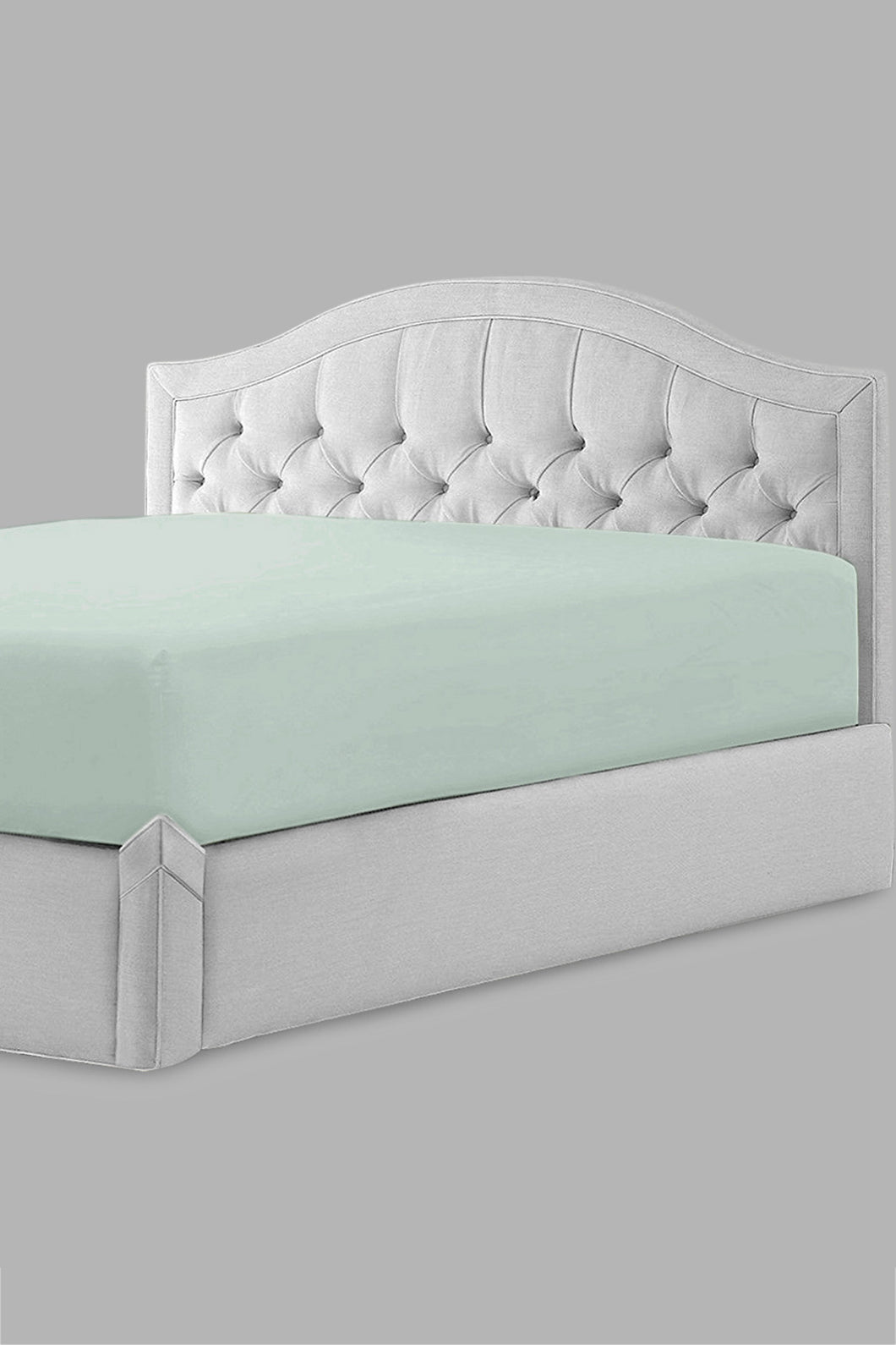 Redtag-Teal-Cotton-Fitted-Sheet-(Super-King-Size)-Fitted-Sheets-Home-Bedroom-