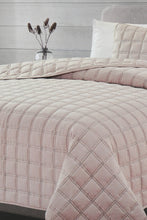 Load image into Gallery viewer, Beige Quilted Bedspread Set (Single Size)
