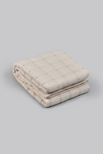 Load image into Gallery viewer, Beige Quilted Bedspread Set (Single Size)
