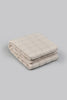 Beige Quilted Bedspread Set (Single Size)