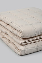 Load image into Gallery viewer, Beige Quilted Bedspread Set (Single Size)
