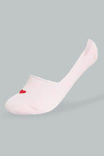 Load image into Gallery viewer, Redtag-Red/White/Pink-Heart-Yarn-Dyed-Invisible-Socks-(3-Pack)-365,-Colour:Assorted,-Filter:Women&#39;s-Clothing,-New-In,-New-In-Women,-Non-Sale,-Section:Women,-Women-Socks-Women&#39;s-
