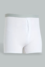 تنزيل الصورة على معرض الصور، Redtag-White-Loose-Fit-Boxers-2-Pack-Briefs-Men&#39;s-
