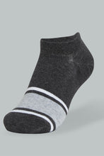 Load image into Gallery viewer, Redtag-Assorted-Invisible-Socks,-3-Pc-Pack-Ankle-Socks-Men&#39;s-

