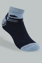 Load image into Gallery viewer, Redtag-Assorted-Sports-Socks,-3-Pc-Pack-Ankle-Socks-Men&#39;s-
