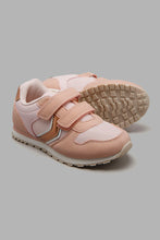 Load image into Gallery viewer, Redtag-Pale-Pink-Velcro-Strap-Sneakers-Sneakers-Girls-3 to 5 Years
