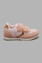 Load image into Gallery viewer, Redtag-Pale-Pink-Velcro-Strap-Sneakers-Sneakers-Girls-3 to 5 Years
