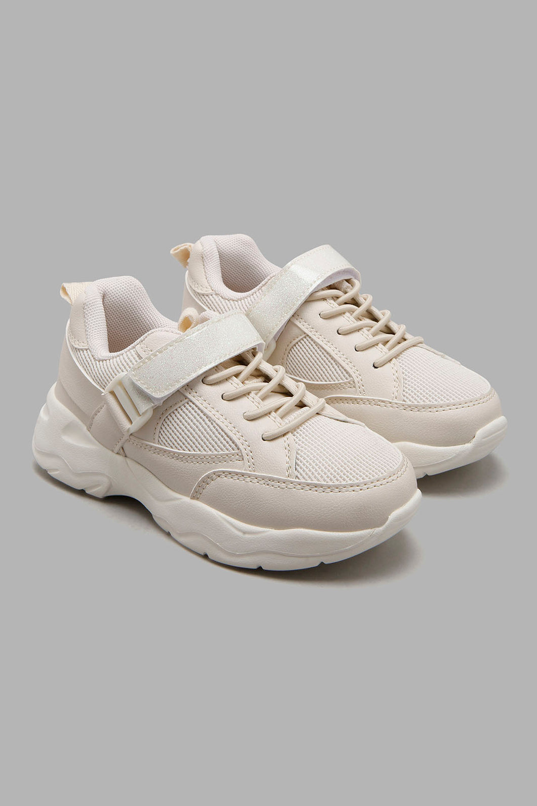 Redtag-Ivory-Chunky-Sneakers-Sneakers-Girls-3 to 5 Years