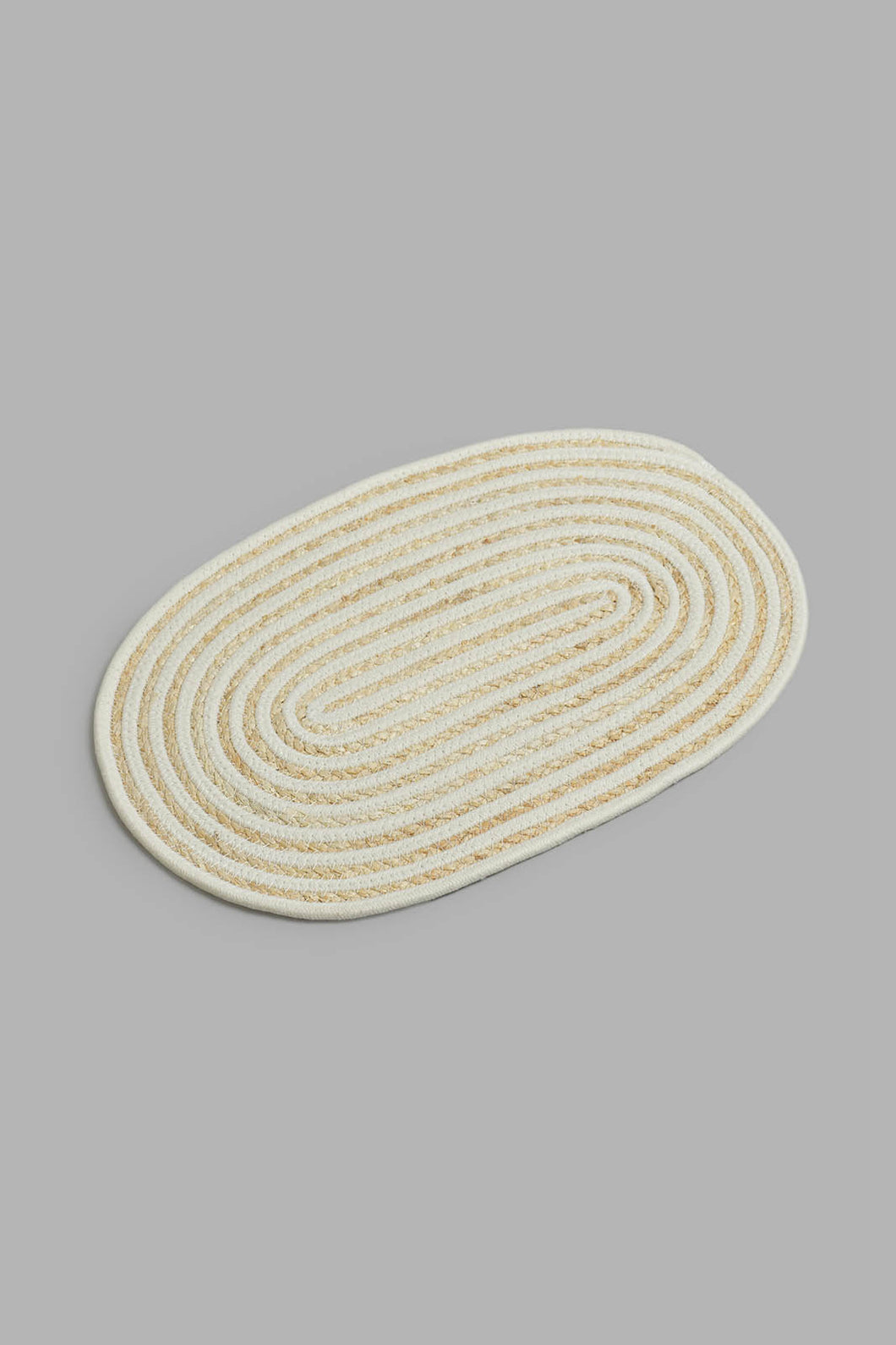 Redtag-White-Oval-Placemat-Colour:White,-Filter:Home-Dining,-HMW-DIN-Placemats,-New-In,-New-In-HMW-DIN,-Non-Sale,-Section:Homewares,-W21B-Home-Dining-0